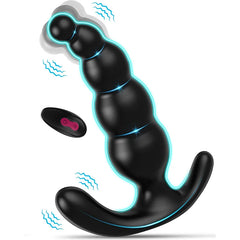 Kenneth – 9 Vibrating Modes Remote Control Beaded Prostate Massagers Wearable Anal Vibrator & Dual Pleasure Point Stimulation Anal Sex Toys