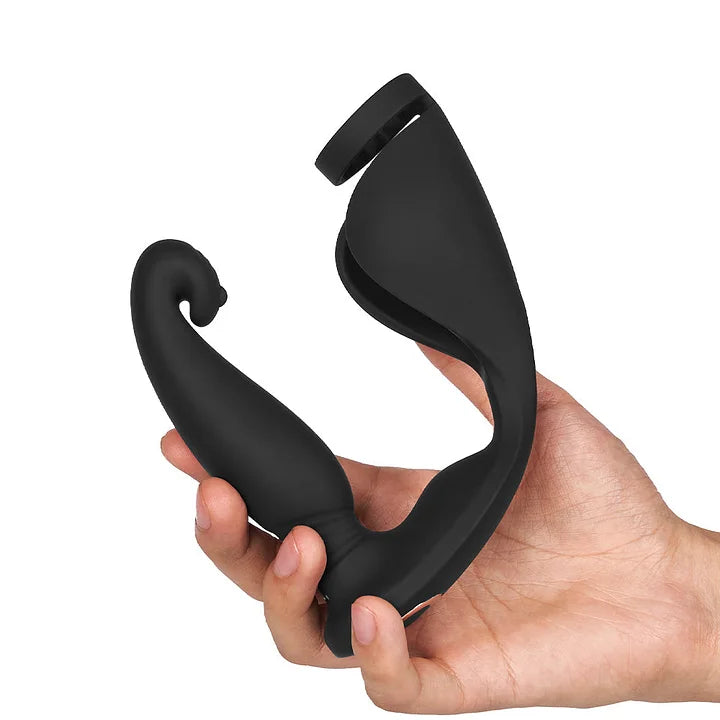 Versatile Vibrating Remote Control Cock Ring Butt Plug Prostate Massager