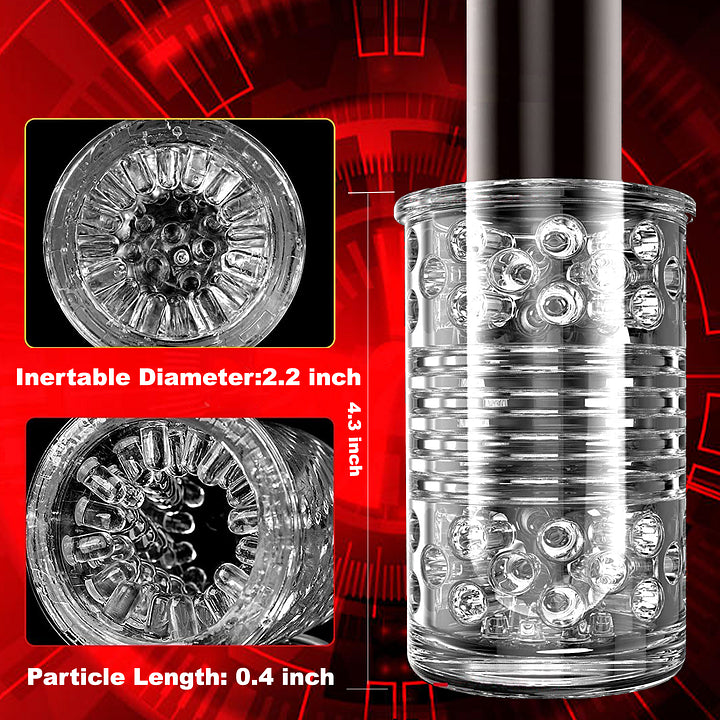 Hurricane – 7 Thrusting & Rotating Modes Automatic Electric Pocket Pussy Masturbation Cup