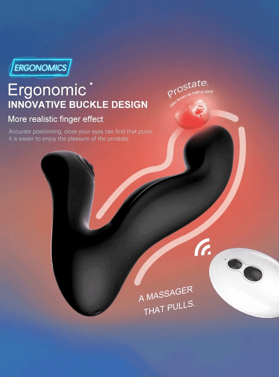 Timothy – Mobile App Control Dual Vibtarion Stimulator Prostate Massager For Multi Play