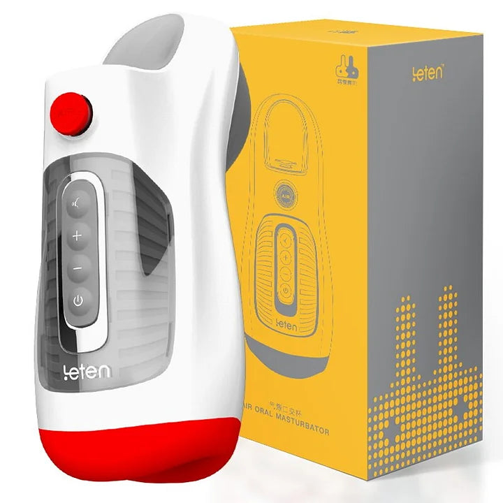 Quake – 7 Vibration 3 Vacuum Sucking Heating Deep Throat Control Air Blow Oral Masturbator