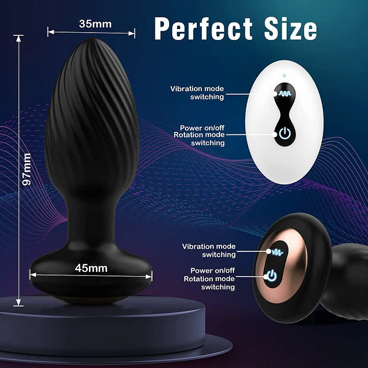Remote Control 9 Rotation and Twisting Modes Prostate Massager