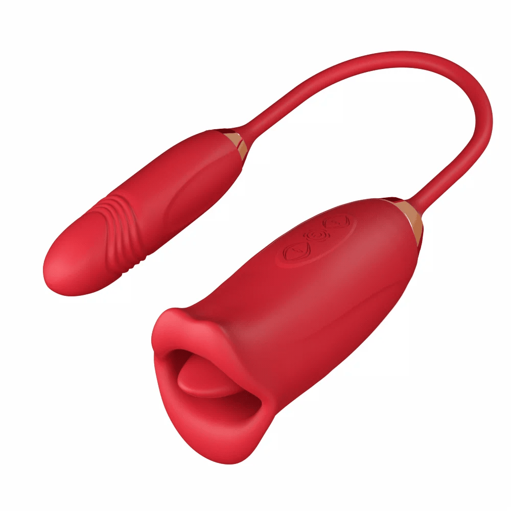 Grace – Thrusting & Vibrating Bullet Stimulator and Mouth Biting Vibrator