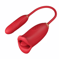 Grace – Thrusting & Vibrating Bullet Stimulator and Mouth Biting Vibrator