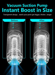 Male Masturbator 7 Frequency Rotation Suction Waterproof Blow Job Simulator – Zolo Thrustbuster Moaning Masturbator