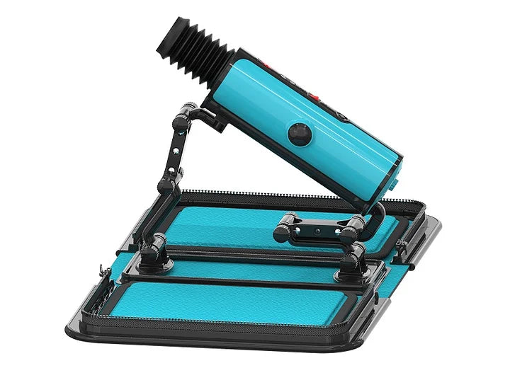 Isaiah – Automatic Scaling Intellectual Leather Bag Female Sex Machine Masturbation Pumping Gun With Dildos