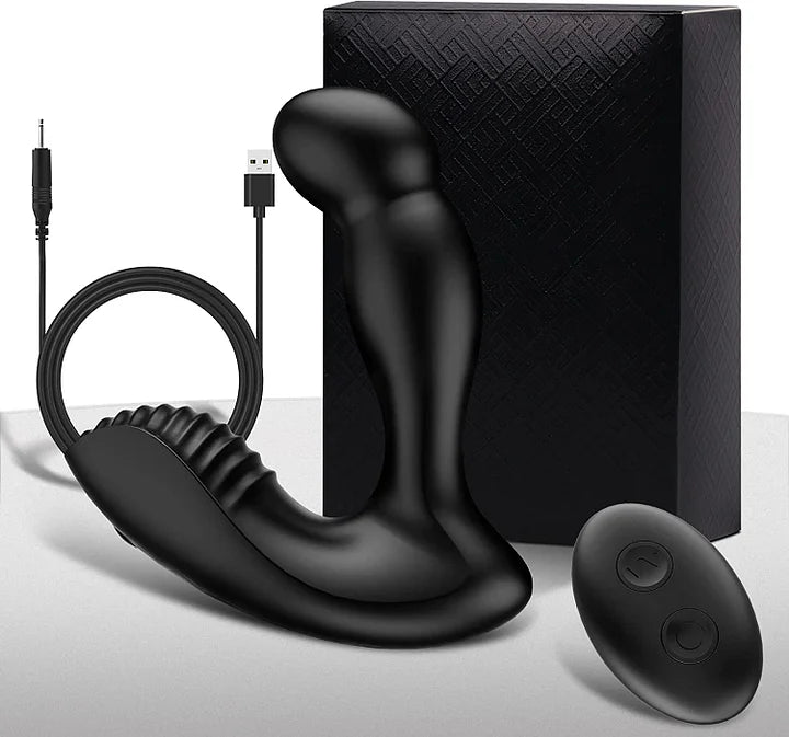 Brian – Remote Control 3 in 1 Prostate Vibrator Toy with 5 Swing Motion 2x10Vibration Modes Prostate Massager & Anal Butt Plug