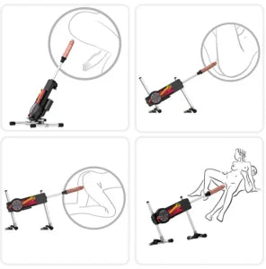 Otto – Auto Remote Control Heating Telescopic Sex Fuck Machines Thrusting Dildo Machine