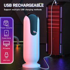 Benjamin – Automatic Sucking Heated 10 Rotating Vibrations & Heating Base Male Masturbator Cup