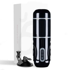STORMY – Hands Free Automatic 7 Telescoping Male Masturbator with Vibrating Penis Sleeve