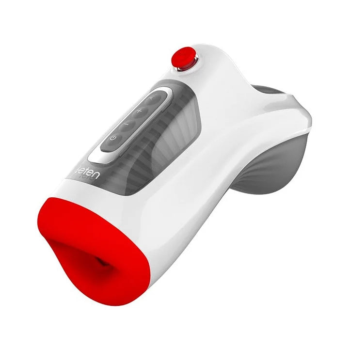 Quake – 7 Vibration 3 Vacuum Sucking Heating Deep Throat Control Air Blow Oral Masturbator
