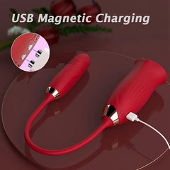 Grace – Thrusting & Vibrating Bullet Stimulator and Mouth Biting Vibrator