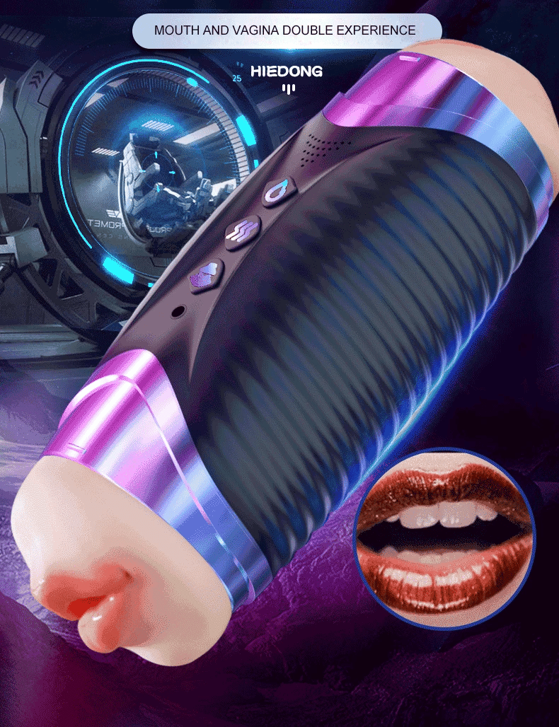 Lionel – Double Head Blowjob And Pussy Automatic Masturbator