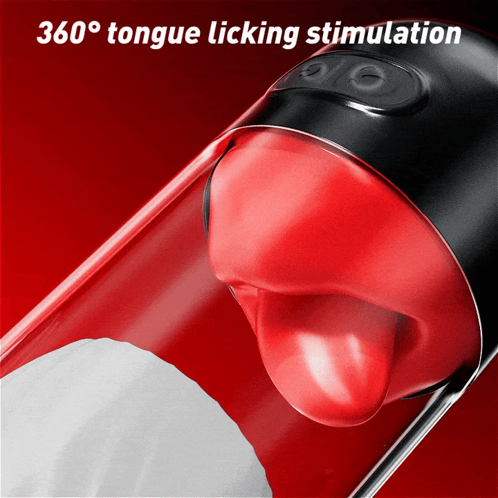 Maximus – 9 Tongue Licking & Vibration Masturbators with 360° Tongue Stirring