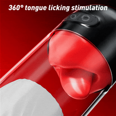 Maximus – 9 Tongue Licking & Vibration Masturbators with 360° Tongue Stirring