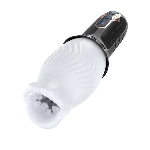 Alexander – 10 Vibration 5 Rotation Oral Sex Masturbator & 360° Automatic Rotation Vibrator Bare Sleeve