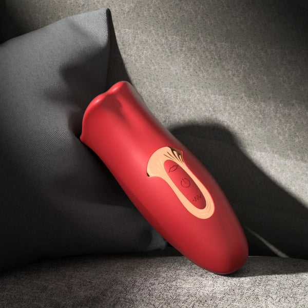 sla – 10 Vibration Modes and 10 French Kissing Modes Tongue Vibrator Clitoral & Nipple Stimulator