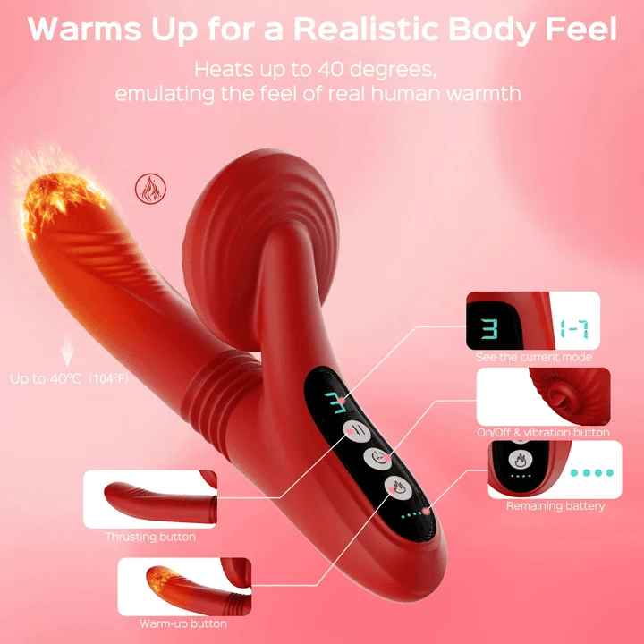 Luna – Clit Licking & Warming Thrusting Rabbit Vibrator