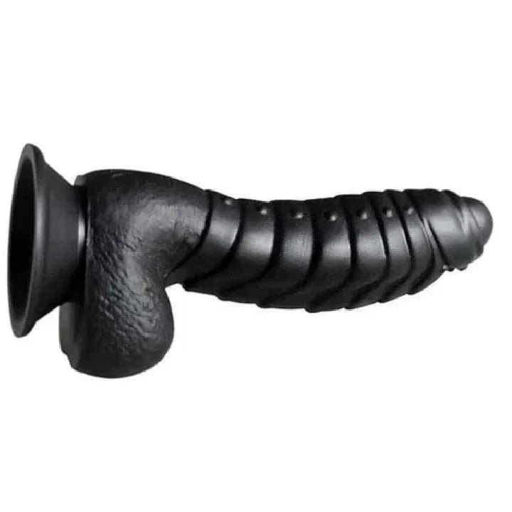 SCALES OF STIMULATION 6 INCH BLACK DILDO