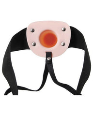 Adam’s Flexskin Hollow Silicone Strap-on Penis Extension – Vanilla