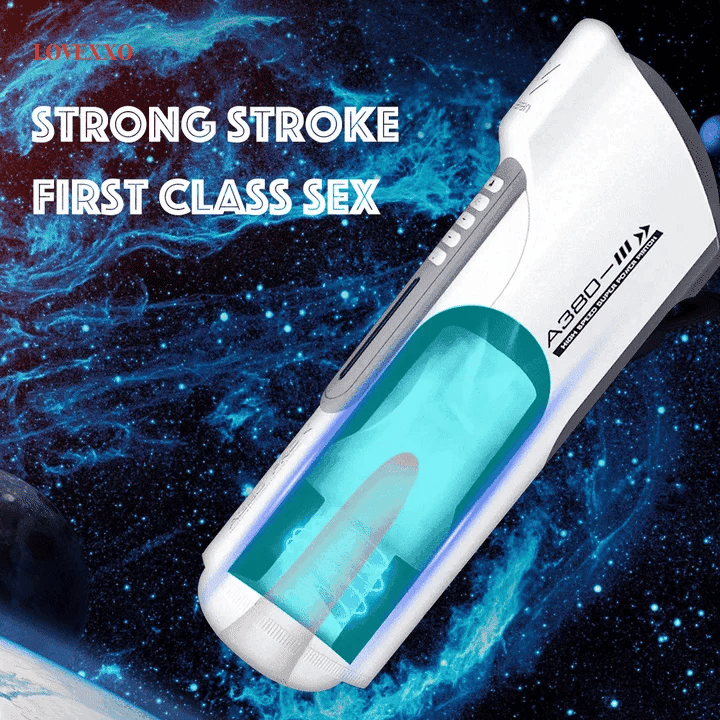 Mahatma – Real Moaning Automatic Heating Thrusting Male Stroker & Blowjob Machine
