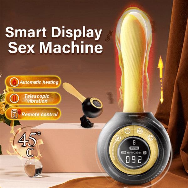 Philip – Automatic Remote Control Heated Thrust Vibrator Dildo Sex Mixer