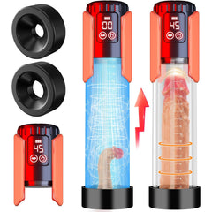 5 Suction Intensities Extended Erection and Air Pressure Device Automatic Penis Enlarger Extend Vacuum Pump