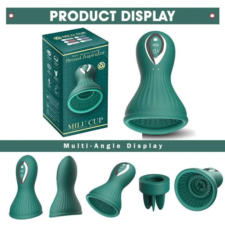 Eva – Rotating Sucking Breast Aspirator Nipple Massager