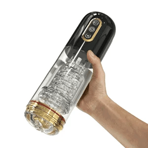 Gage – 10 Telescopic Rotations and 10 Suction Modes with 3D Realistic Vagina Textured Automatic Male Oral Sex Masturbator