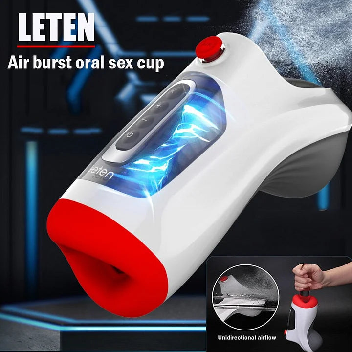 Quake – 7 Vibration 3 Vacuum Sucking Heating Deep Throat Control Air Blow Oral Masturbator