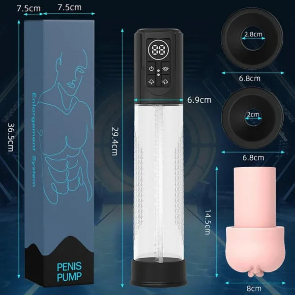 4 Training Pressure and 3 Suction Modes Automatic Electric Air Water Extender Dick Enlarger
