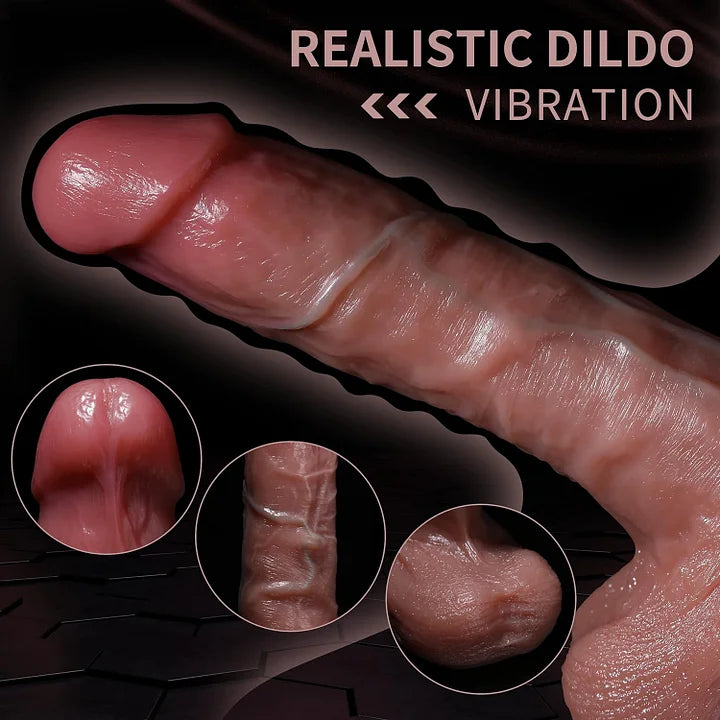 Kyle – Realistic Thrusting 5 Thrusting & Vibrating Modes G Spot Dildo Vibrator with Strong Suction Cup