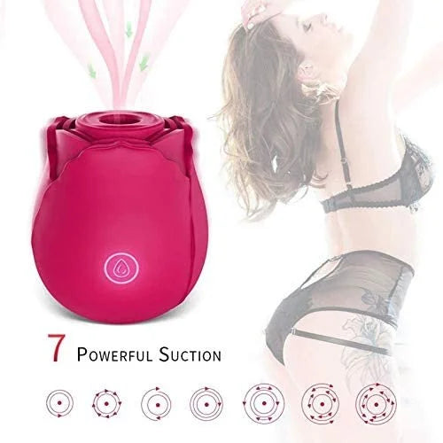 Silica gel rose toy 10 frequency (Red)
