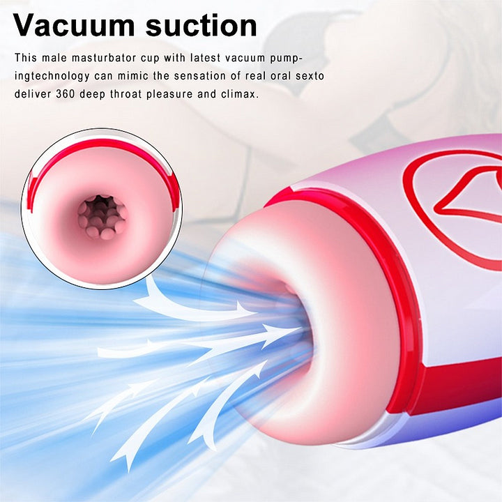 Raymond – Advanced Vacuum Masturbator Featuring 7 Modes of Vibration & Suction