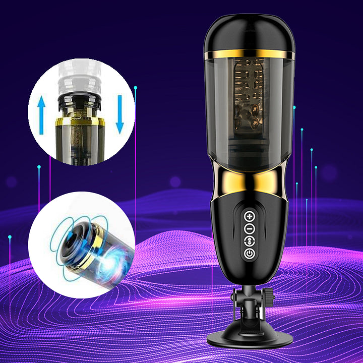 Hector – Masturbador automático manos libres con 10 rotaciones y empujes