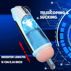 Zero Tolerance Thrusting Stroker 6-in-1 Huge Size Male Stroker Hands-free Heating Base Masturbation Cup