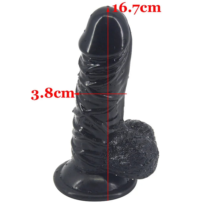 6.57″ Realistic Anal Dildo With Testicles