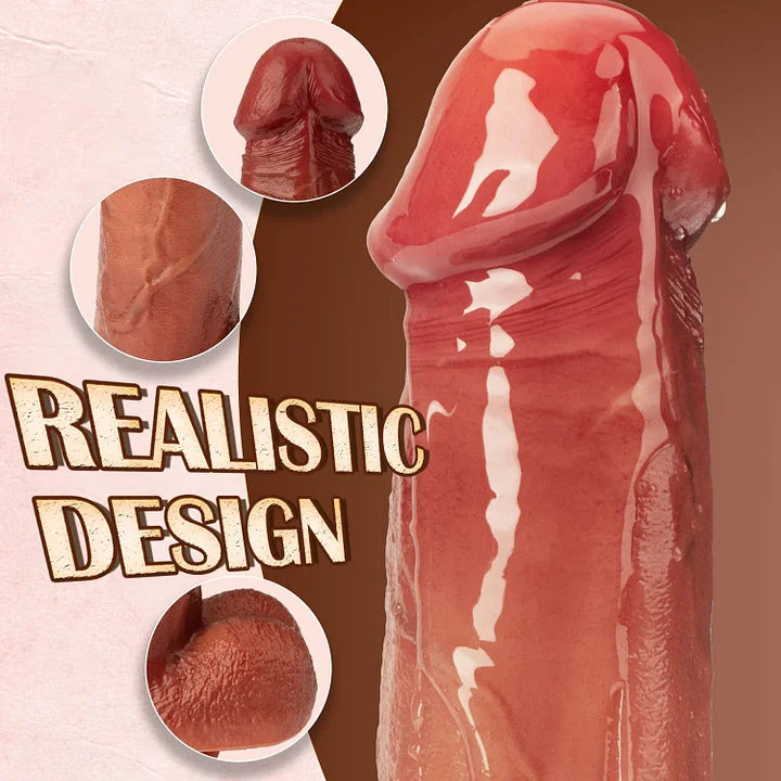 Parker – Remote Control 3 Telescopic & 5 Vibration Realistic Vibrating Dildo for G-spot Anal Stimulation