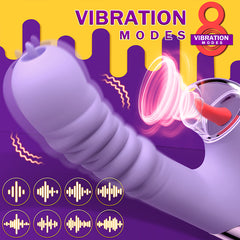 Chloe – 4-in-1 Thrusting Tongue-licking Sucking G-spot Vibrator