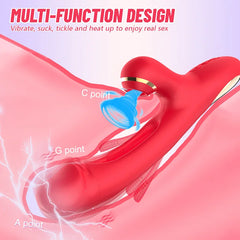 Daphne – The O-Maker Vibrator with 7 Frequency Vibrations, Clamping, Sucking, Female Teasing Masturbation Device
