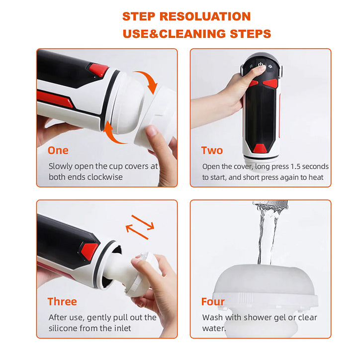 Galileo – 4 Thrusting & Heating Masturbator Cup Moaning Male Stroker