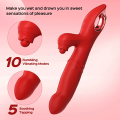 Liliana – Tapping Beads Massage Finger Rabbit Vibrator
