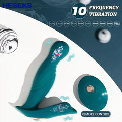 Zoe – 10 Vibrating Remote Control Prostate Massager